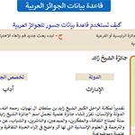 الجوائز العربية